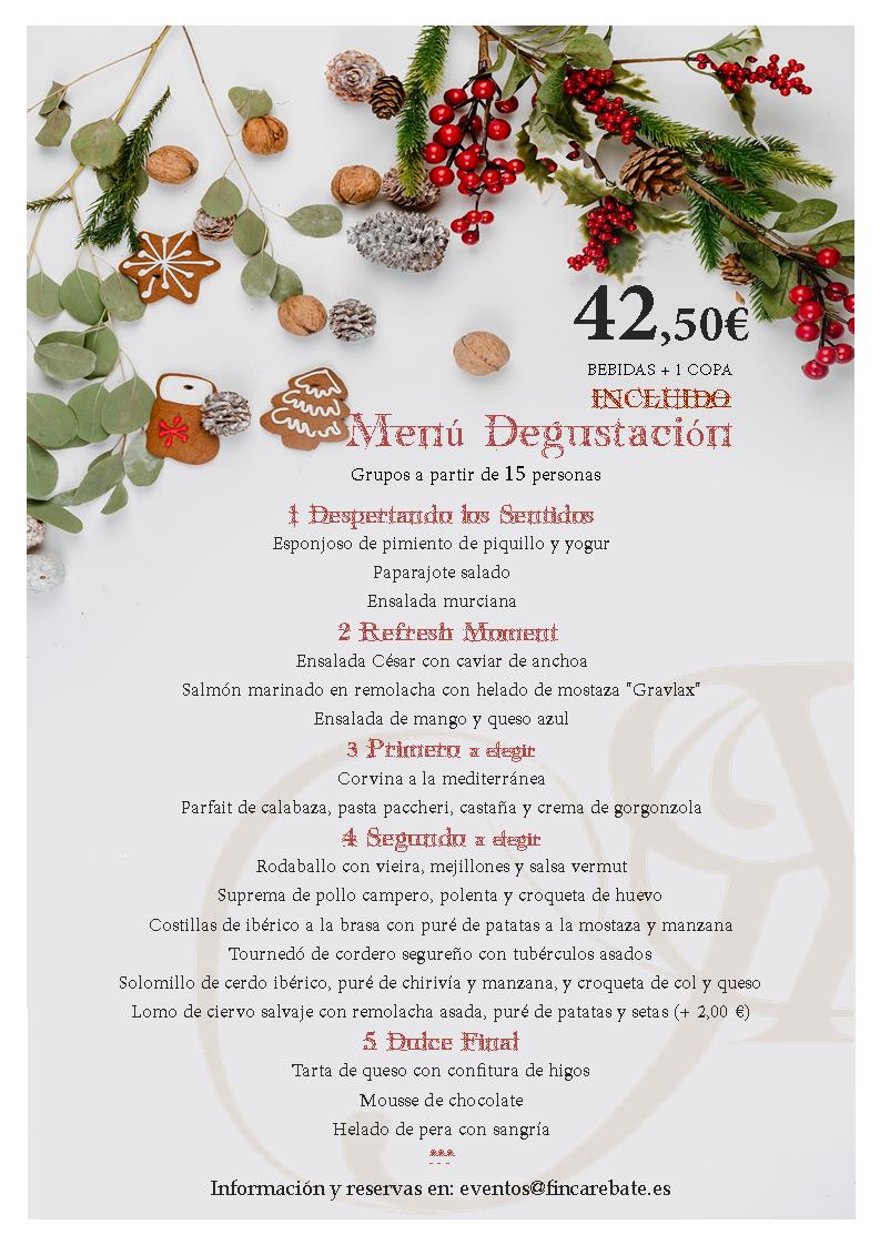 MenÚs De Navidad Restaurante Finca Rebate 8222